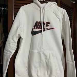 Men’s sz L. Heavyweight white hoodie